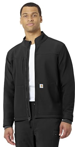 Carhartt Rugged Flex Men's Bonded Fleece Jacket, Black, L