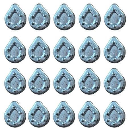 PRO FILSTAR Inline Flach Grundblei Angeln Set 20 x 30g - Gripper Blei Angeln - Angel Bleie Set - Grundangeln - Birnenblei - Blei Gewicht - Angelblei - Flat Fishing Weights - Bleigewichte – Karpfenblei