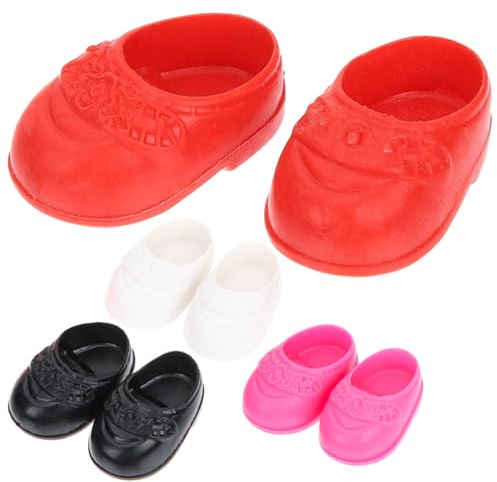 Alasum 20 Pares Zapatos De Muñeca En Miniatura Zapatos Mini Decorativos para Casas De Muñecas Accesorios De Juguete para Niños 1.02X0.59X1.96In Mini Modelos De En Miniatura