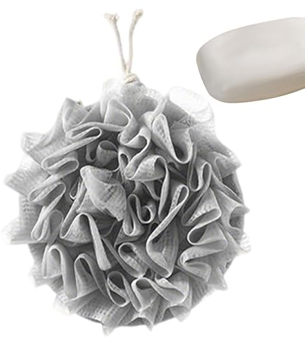 Spugna da Bagno con Pouf Doccia Pouf Reticolare Sferico per Doccia