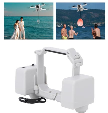 Asixxsix Sistemas de de Drones para Dispositivos Mini 3 y Mini 3 Pro, Lanzamiento y Caída, Transporte de Drones con Batería de 300 MAh Incorporada, Rango de Control de 500 M