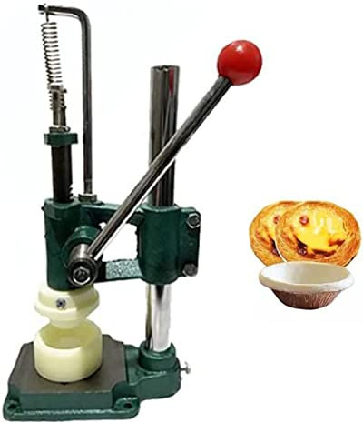 QUSYZD Moldes para Tartas manuales comerciales, máquina para Hacer tartaletas de Huevo con Forma de Flor, prensadora para Tartas de Huevo, Prensa Manual para moldear Tartas de Crema pastelera, herra,