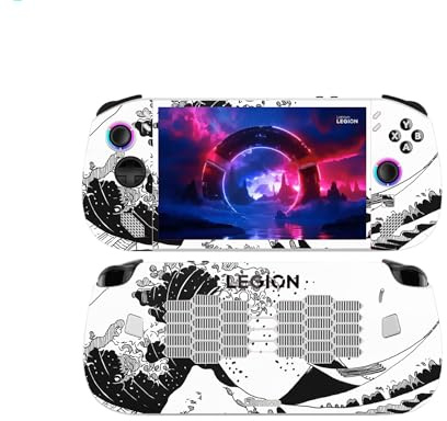 Sticker Skin for Legion Go S Vinyl Wrap Stickers Cover Protective Decal (Black Sea Wave)