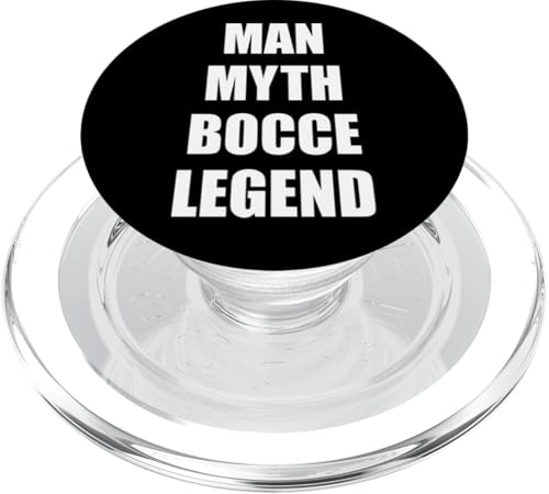 Man Myth Bocce Legend Funny Uomo PopSockets PopGrip per MagSafe