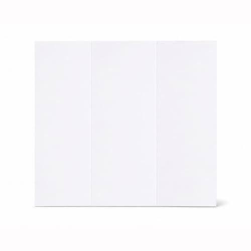 White Tri-Fold Brochure Paper 8.5 x 11 65lb Cover(176gsm) - 250 Brochures
