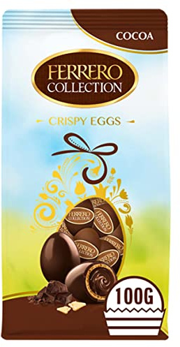 Ferrero Easter Chocolate Mini Easter Eggs and Milk Cocoa, Easter Egg Hunt - x10 Eggs 100 g
