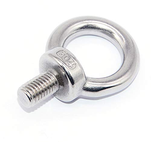 20PCS Anneau de levage à œil boulonne l'acier inoxydable 304 de l'attache-fil filetée, Pack-of-20, M4