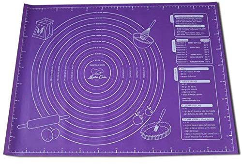 45 * 60cm Silicone Baking Mat Thickening Flour Rolling Scale Mat Kneading Pad Baking Mat (1 Pc)