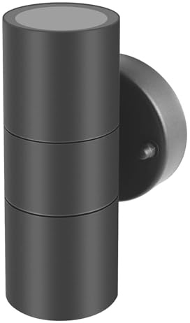 Kerry Outdoor Wall Lights, Mains Powered, Up and Down, Anthracite