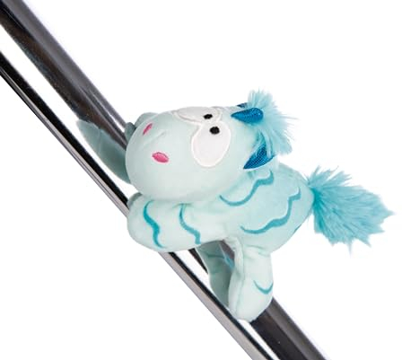 MagNICI Unicorno Aquario 12 cm blu - Peluche sostenibile con calamita - Animale magnetico per frigoriferi, lavagne, oggetti in metallo e molto altro ancora, ottima idea regalo