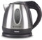 BEPER P101BOL001 Elektrischer Wasserkocher, 1630 W, 1,2-Liter-Wasserkocher, Kunststoff und Stahl, kabellos, Stahl/Schwarz
