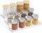 Lifewit Kunststoff 1 Stücke Ständer, Klare Organizer Tortenständer Regal Display Rack Gewürzregal für Gewürz/Donut/Cupcake/Sirup/Likör für Küche Pantry Bad Bar, 3-Tier