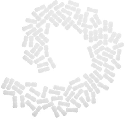 Cabilock 100piezas Conector De Rejilla Para Muebles Tuercas De Plástico Fijación Sideboard Kit De Uso Armarios