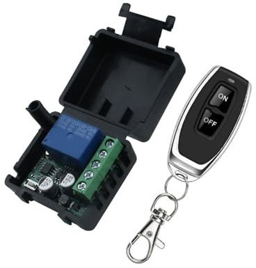 Télécommande sans fil 1 canal DC5 V vers 24 V RF 433M RF émetteur-récepteur pour éclairage LED domotique avec code d'apprentissage de sécurité