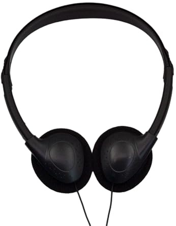 Zqxnt Cuffie sovrauricolari regolabili con cancellazione del rumore, cuffie da 3,5 mm per giocatori e musica, cuffie pieghevoli per PC con memory foam