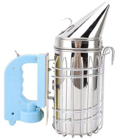 TOPINCN Electric Beehive Smoker Stainless Steel Beekeeping Equipment with Plastic Handle for Beekeeper and Apiculture