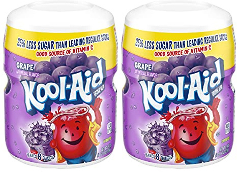 Kool-aid Grape Mix 19 Oz Container (2 Pack)