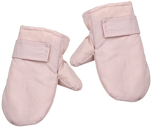 Manoplas Bebe Invierno, Manoplas Bebe Recien Nacido, Guantes Nieve Niño 2-6 Años, Guantes Termicos Deporte de Mitones, para Correr Esquí Bici Sport Ski Accesorios Niño Niña (L, Rosado)