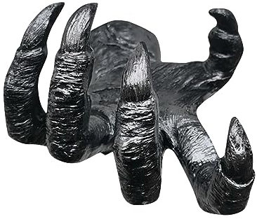 Singular-Point Halloween Witch Hand Key Holder Wall Mounted Hooks Devil's Claw Hook Decoration Spooky Gothic Home Decor Multifunctional Hooks for Hanging Keys Jewelry