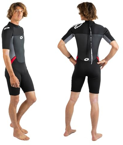 Osprey Men's Osp M - Origin Shorty Wetsuit, Black Red, XXL UK