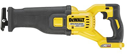 Dewalt DCS388N-XJ XR Flex Volt Reciprocating Saw Bare Unit, 54 V, Yellow/Black
