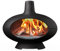 Morsø Forno Outdoor Ofen und Pizzaofen in Einem – offener Garten-Backofen aus doppelt beschichtetem Gusseisen, im skandinavischen Design, Schwarz