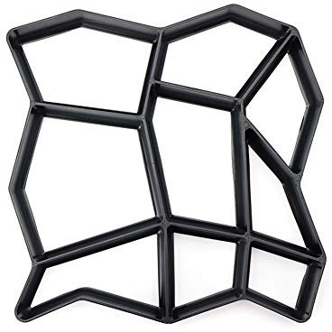 ieenay DIY Betonform Schalungsform Gießform Plastikformen für Beton, Pflastersteine, Terrassenplatten，Trittplatten und Gehwegplatten für Garten, E