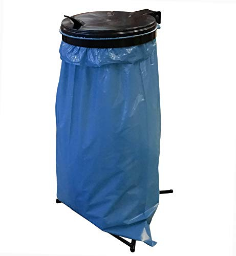 QUICK STAR Müllsackständer inklusiv 25 Müllsäcken 120 Liter Stahl Ständer Müllbeutelhalter Müllsackhalter Abfallbehälter Gelber Sack