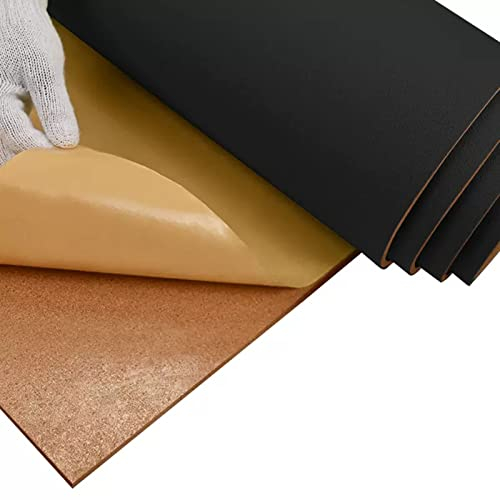 Pinnwand Kork Schwarze Korkplattenrolle 8mm Dick, Selbstklebend Nachrichtentafel, Rahmenlose Wand Schwarze Bretter, Leicht Zu Installieren (Size : 1.22x4.1m/48x161.4in)