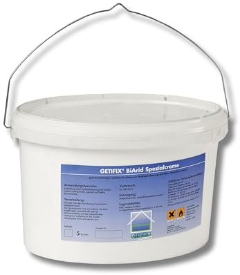 GETIFIX BiArid Fassadenschutz 5 L – Hydrophobierung für Fassade, Imprägnierung für Beton, Faserzement, Kalksandsteine, Natursteine, Putze und Ziegel, Fassadenimprägnierung, Fassadenschutz vor Regen