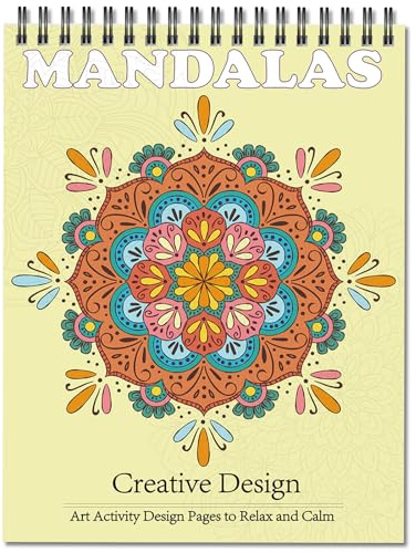 Jadeso Libro Colorear Adultos, 30 Patrones y Diseños únicos De Mandalas, Libro Para Colorear Adultos, Libros De Colorear Para Adultos, Encuadernación Espira, Tamaño A4