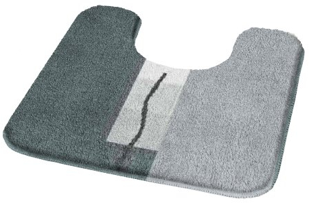 Kleine Wolke 7182901150 WC-Vorleger Adagio, 50 x 50 cm, anthrazit