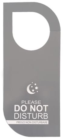 Segretinatura.com Cartello Maniglia Non disturbare/Rifare camera (20 pezzi)