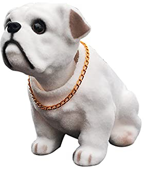 iSpchen Auto Nicken Hund Puppe Niedlicher Wackelkopf Hund Ornamente Auto Armaturenbrett Dekoration Kopfschütteln Spielzeug Kreative Geschenke Auto Home Schreibtisch Ornamente