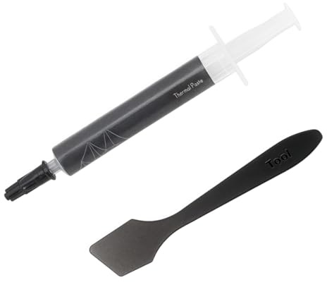 1 one enjoy TF8 Thermal Compound Paste 13.8 W/mK, Carbon Based High Performance, Heatsink Paste for All CPU Coolers, 2 Grams with Tool