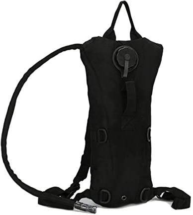 DuDuZui Trinkrucksack mit 3L Trinkblase, Schwarz Wasser Bladder mit Einsatz, Wandern, Camping Rucksack Hydration Camelbak-Packung, für Klettern Trekking Radfahren Bergsteigen Outdoor Sports