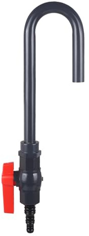 DONGKER Fish Tank Hook Water Changer, Hanging Aquarium Vacuum Water Filler with Flow Switch for 1/2 5/8 3/4 Fish Tank Water Pipe