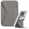 MOFT MagSafe Wallet Ständer für iPhone 16/15/14/13/12 Serie Kompatibel mit MagSafe, MOVAS Vegan Leder Magnetischer Handyständer mit 3 Betrachtungswinkeln, 2 Kartenhalter (Taupe)