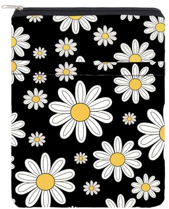 NICENEEDED Buchhülle Mit Reißverschluss Magritte Buchumschläge Buchtasche Für Buchliebhaber Vordertaschen Buchschutz Wasserdichter Buchumschlag