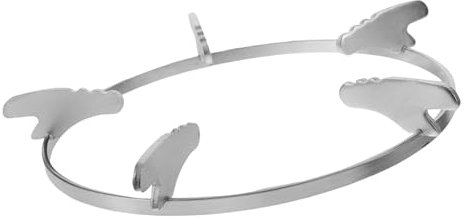 MUSISALY Support à Wok En Fer Robuste Antidérapant Pour Cuisinière à Gaz, Anneau De Support De Poêle, Dessous De Plat Multifonction Pour Cuisson Maison Et Professionnelle