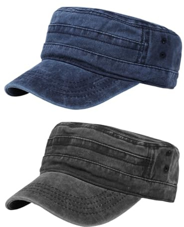 2 stycken denim baseballkapell, retro basebollkeps, enkla och avslappnade tillbehör, utomhus solhatt och klädseltillbehör.