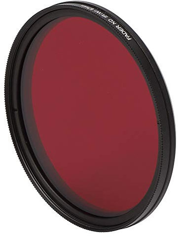 ZJchao Filtro IR, Filtro Infrarrojo Rojo Aleación de Aluminio y Vidrio óptico con Alto Rendimiento para la Fotografía IR (67 mm)