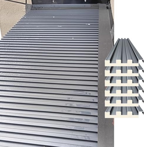 Pannelli di alluminio ondulati delle lastre del tetto per la sostituzione di Sunroom Ga degli edifici all'aperto - Costruzione resistente alle intemperie e leggera