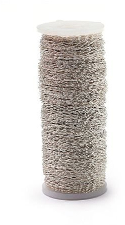 Silver Bullion Wire (28 Gauge Crimped Wire) 820ft/250m