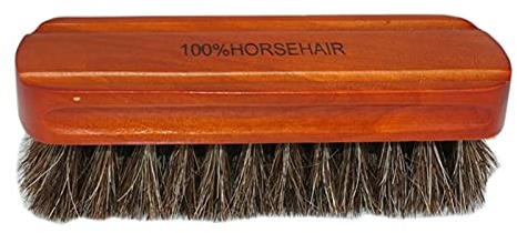 Nettoyage Duster 1PC Brosse à chaussures en crin de cheval polonais cuir véritable crin de cheval brosse de nettoyage de botte souple for daim nubuck botte outil de polissage Duster for le nettoyage (