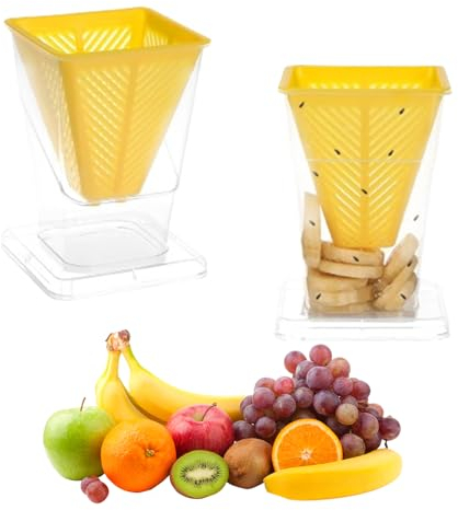 Piège à mouches à fruits, piège à mouches à fruits, très efficace, écologique, pour la cuisine et l'intérieur - Réutilisable