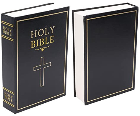 Umleitungs-Buchtresor, Hochsicheres Geldversteck mit Schlüsselschloss, Simulations-Buchtresor für den Innenbereich, Ideal für Reisen (Typ B)