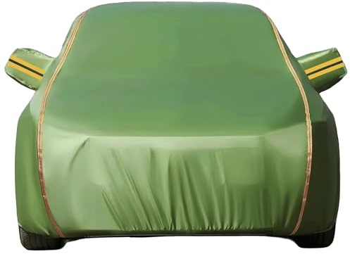 Autoabdeckung für Honda Civic 7gen Coupe 2001-2005, Allwetter Universelle Autoschutzhülle individuell anpassbare Autoplane Winddicht schneefest UV-beständig, atmungsaktiv, mit Türreißverschluss