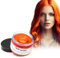 Temporäre Haarfarbe, 4,23 Unzen Haarfarbe Wachs für Männer Frauen, Washable Natürliche Haarfarbes Pomade, Instant Haartönung Dye Haar Wachs für Party, Cosplay,Halloween (Orange)