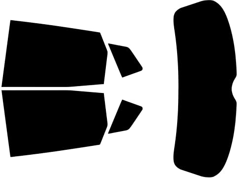 TINTCOM Lámina Tintada Precortada para Seat Arona 5 Puertas 2017-... - (05% Super Negro) - Cristales Laterales Traseros y Luneta - Protección UV, Reducción de Calor, Ajuste Exacto